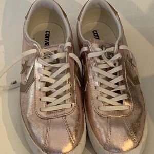 Women’s Size 12 Converse trainers Rose Metallic Unisex